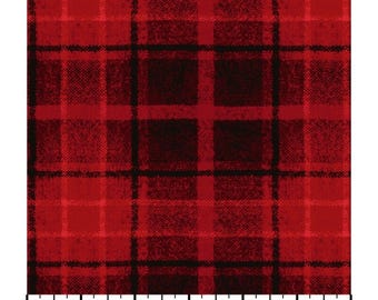 Holly Jolly Collection "Big Plaid - Red"  (MASF10896-R) - 1/2yd Cuts By: Bonnie Sullivan - Maywood Studio