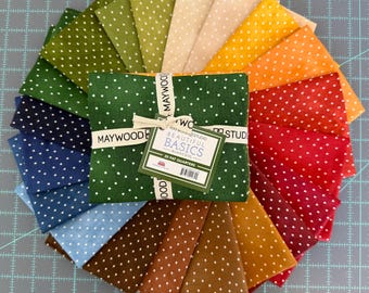 Beautiful Basics - Bountiful *Fat Quarter Bundle - 20 Pieces* From: Maywood Studio FQ-MASBB BOUN