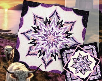 Heather in the Highlands *Foundation Paper Piecing Pattern* By: Judy & Bradley Niemeyer - Quiltworx  JNQ00268P23