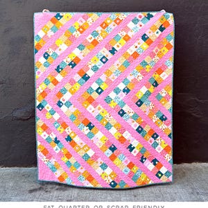 The Erica Quilt *Fat Quarter & Scrap Friendly - Pieced Quilt Pattern* By: Erica Jackman of Kitchen Table Quilting