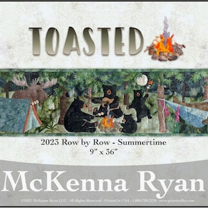Toasted*Applique Wall Hanging Quilt Pattern* By:  McKenna Ryan  ROW2023