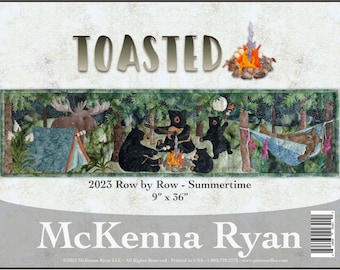 Toasted*Applique Wall Hanging Quilt Pattern* By:  McKenna Ryan  ROW2023