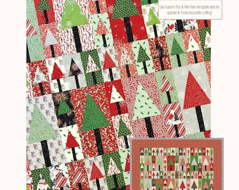 Candy Cane Forest * Fat Quarter Friendly Quilt Pattern *  By: Susan R Marth of Suzn Quilts  #340