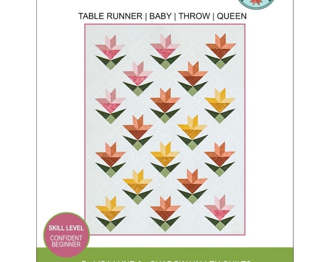 Featured listing image: Lilies On Parade * Quilt Pattern *  By Lisa Lund for Shadow Valley Quilts