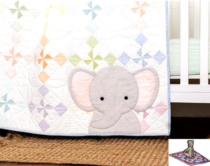 Featured listing image: Ellie's Pinwheels *Quilt Kit with Original Fabrics & Pattern By: Bonnie Sullivan For Maywood Studios  KIT-MASELP