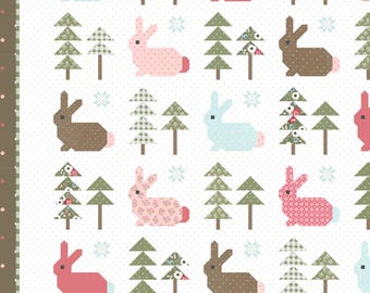 Wild Hare*Fat Quarter & Fat Eighth Friendly Quilt Pattern*  By Vanessa Goertzen of Lella Boutique  #219