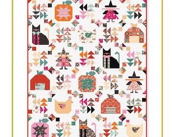 Witches Delight *A Fat Quarter Friendly - Pieced Quilt Pattern* From: Poppie Cotton