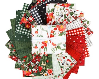 Charming Christmas *Fat Quarter Bundle - 24 Pieces By: Kelsey Carlson  For Riley Blake Designs FQ-16350-24