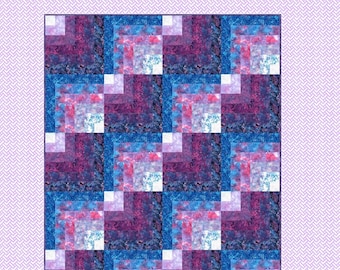 Building Code  *A Pieced Log Cabin Quilt Pattern* By: Laureen Smith of Tourmaline & Thyme Quilts