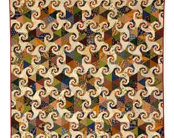 Slow and Steady - Pieced Quilt Pattern By: Edyta Sitar of Laundry Basket Quilts  LBQ-1486-P