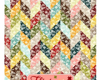 Flirty * Pieced Quilt Pattern *  By Kim Diehl  For It's Sew Emma  ISE-276