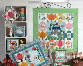 Bunny Knoll On Wander lane- Block 5 *Quilt & Sewing Projects Pattern* By: Nancy Halvorsen - Art to Heart
