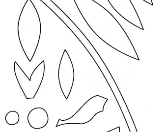Simple Shapes Stencil  *Plastic Template* From: Laundry Basket Quilts LBQ-0428-T