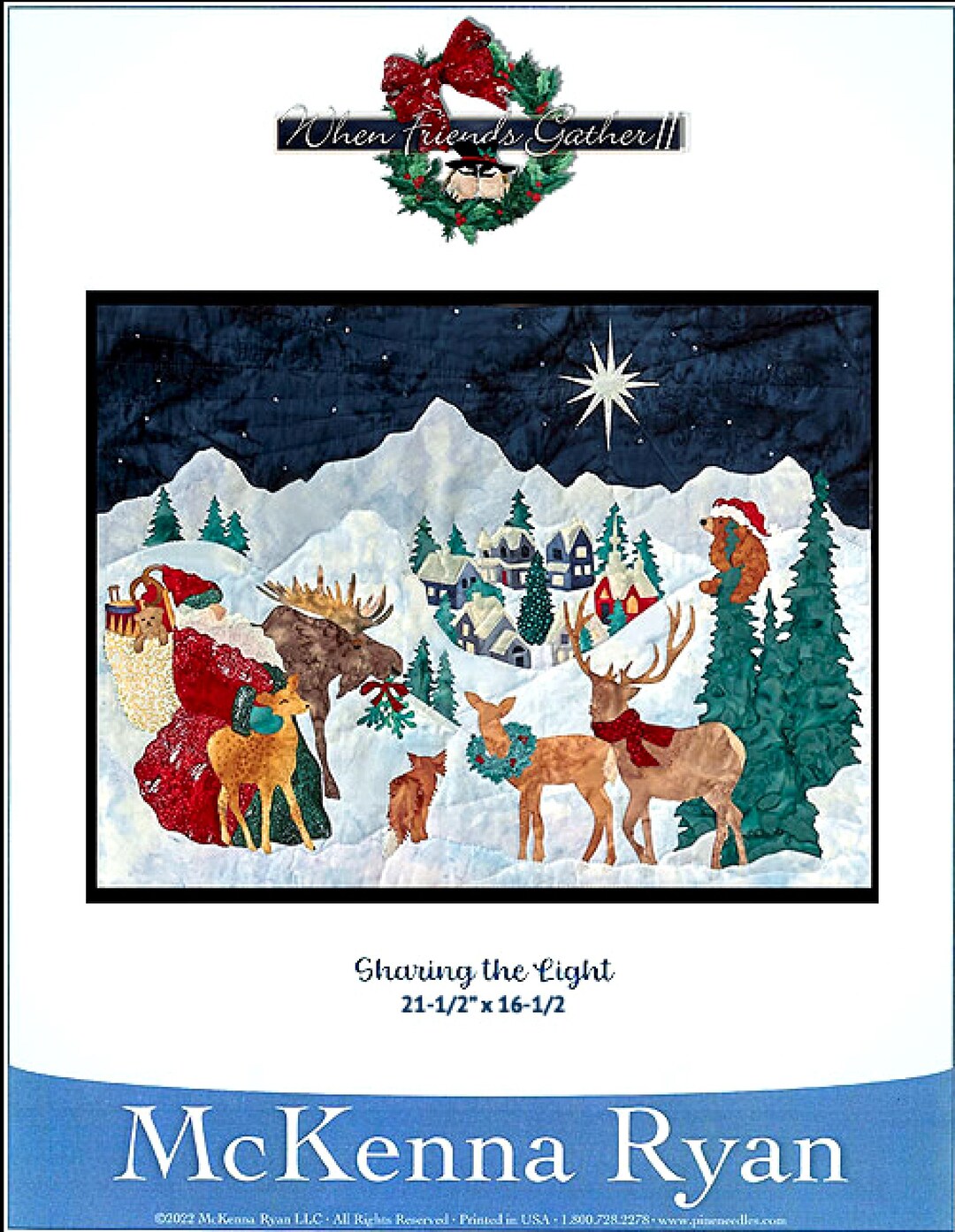Sharing the Light *quilted Applique Wall Hanging **pattern** By ...