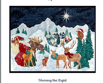 Sharing the Light *Quilted Applique Wall Hanging **Pattern** By:  McKenna Ryan