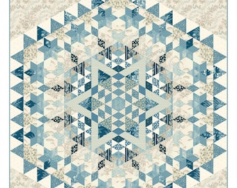 Blue Star *Quilt Pattern* By: Edyta Sitar - Laundry Basket Quilts  LBQ-1374-P
