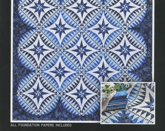 Something Blue *Foundation Paper Piecing Quilt Pattern* By: Jacqueline De Jonge of BeColorful
