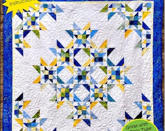 Nine Sisters *Strip Club Quilt Pattern* By: Daniela Stout For - Cozy Quilt Designs