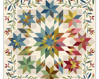 Juliet *Applique & Pieced Quilt Pattern" By: Edyta Sitar - Laundry Basket Quilts  LBQ-1675-P