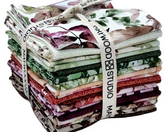 Rustle *Fat Quarter Bundle - 19 Pieces* By Maywood Studio  FQ-MASRUST