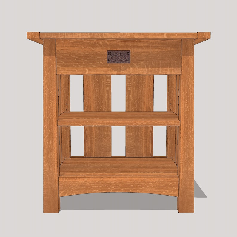 Arts And Crafts Side Table Woodworking Plan Guide
