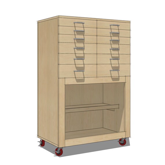 Rolling Tool Cabinet Woodworking Plan Rolling Tool Cabinet Woodworking Plan