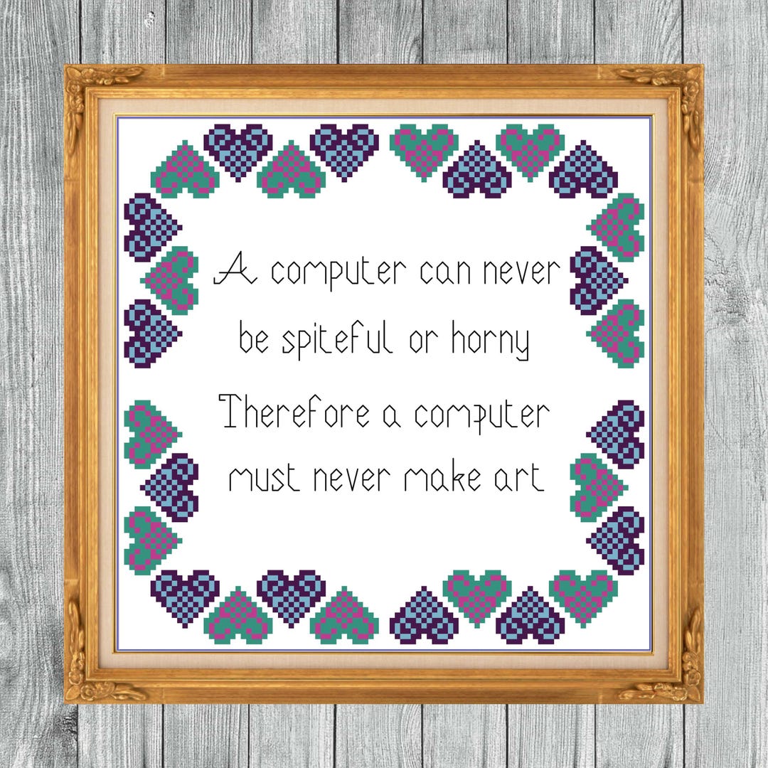 A Computer Can Never Be Spiteful or Horny. Therefore a Computer Must ...