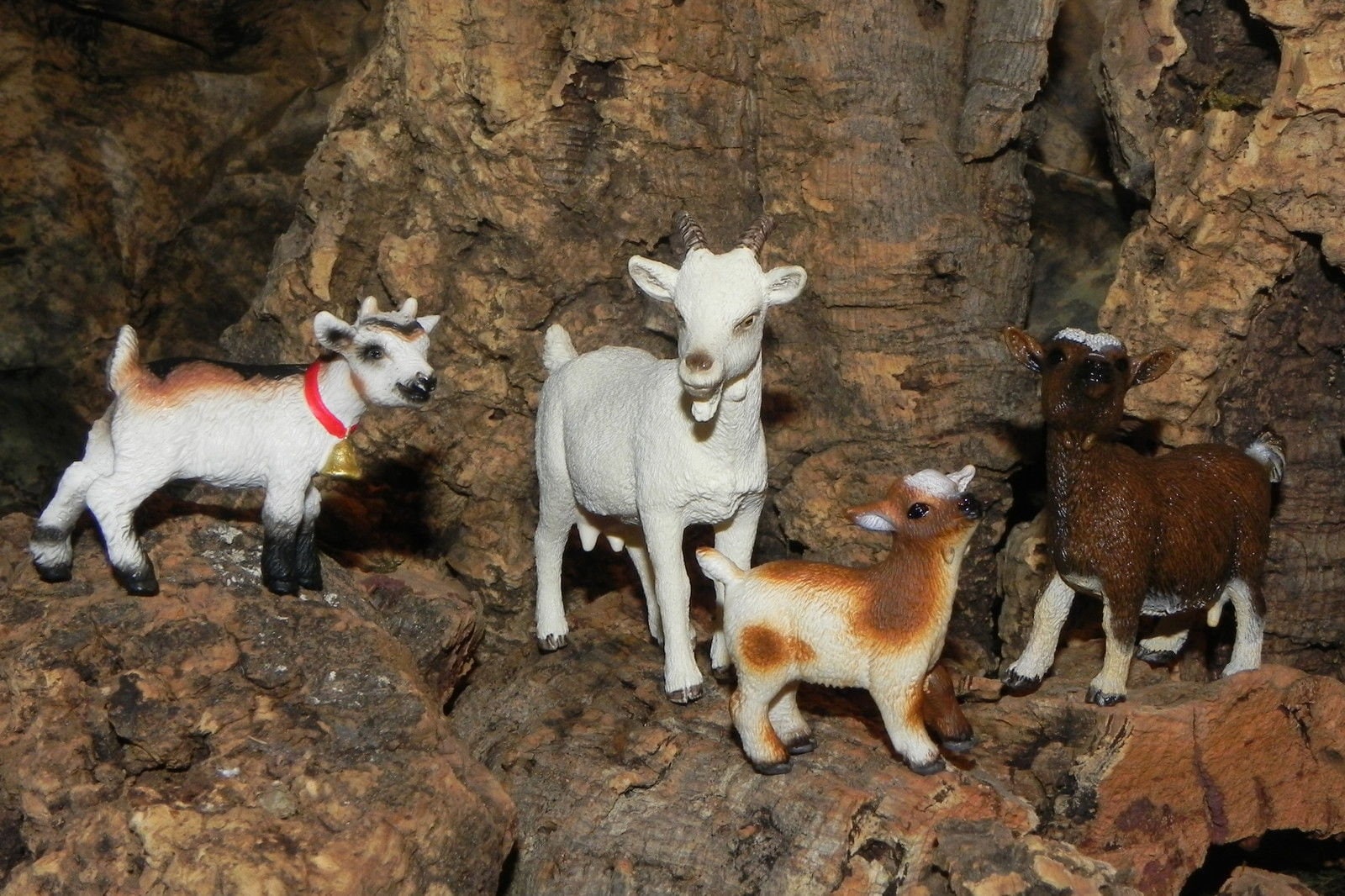 Schleich Goat Set of 2 Figurines for 5" Nativity Scene Presepio Cabras Pesebre 