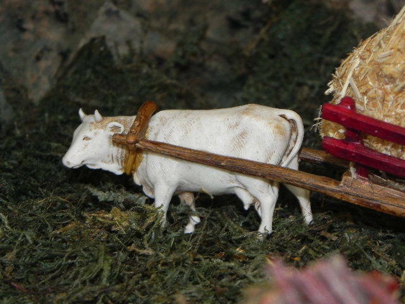 Landi Nativity Ox Figurine 2-7//8/" H Presepio Manger Scene Pesebre Bueyes