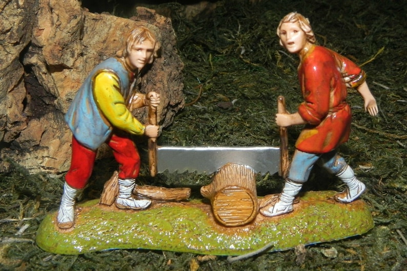 Christmas Nativity Scene Figurine Landi Presepio Pesebre Figura 2-1//4/"H