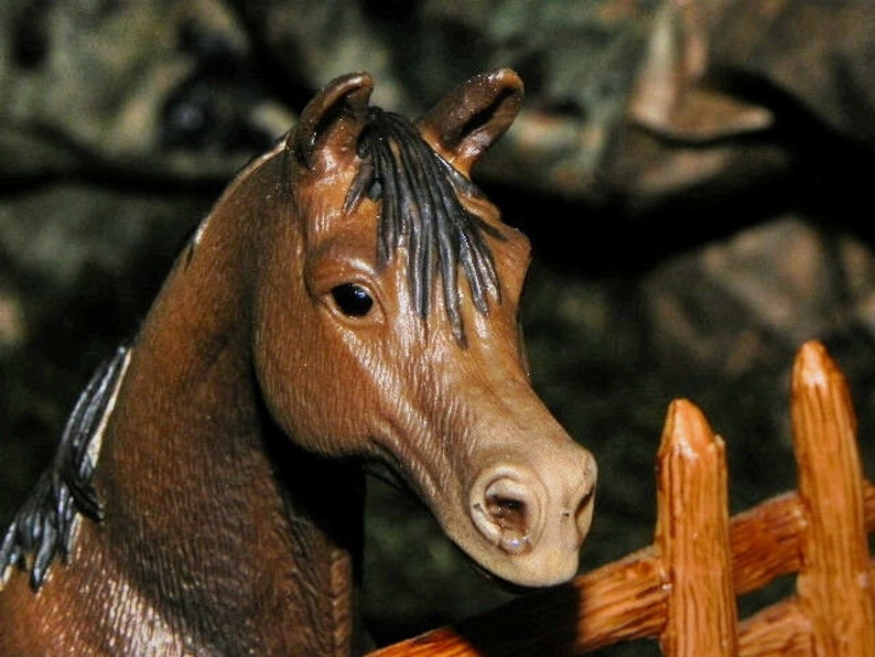 Retired Schleich Horse Nativity Scene Animal Figurine Arabian Etsy