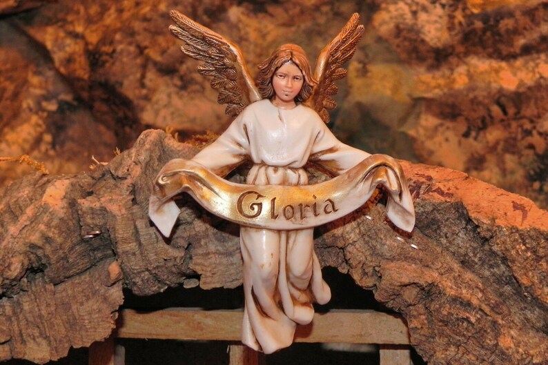 Gloria Angel Figurine Nativity Scene Presepio Pesebre Figura Angel Pesebre