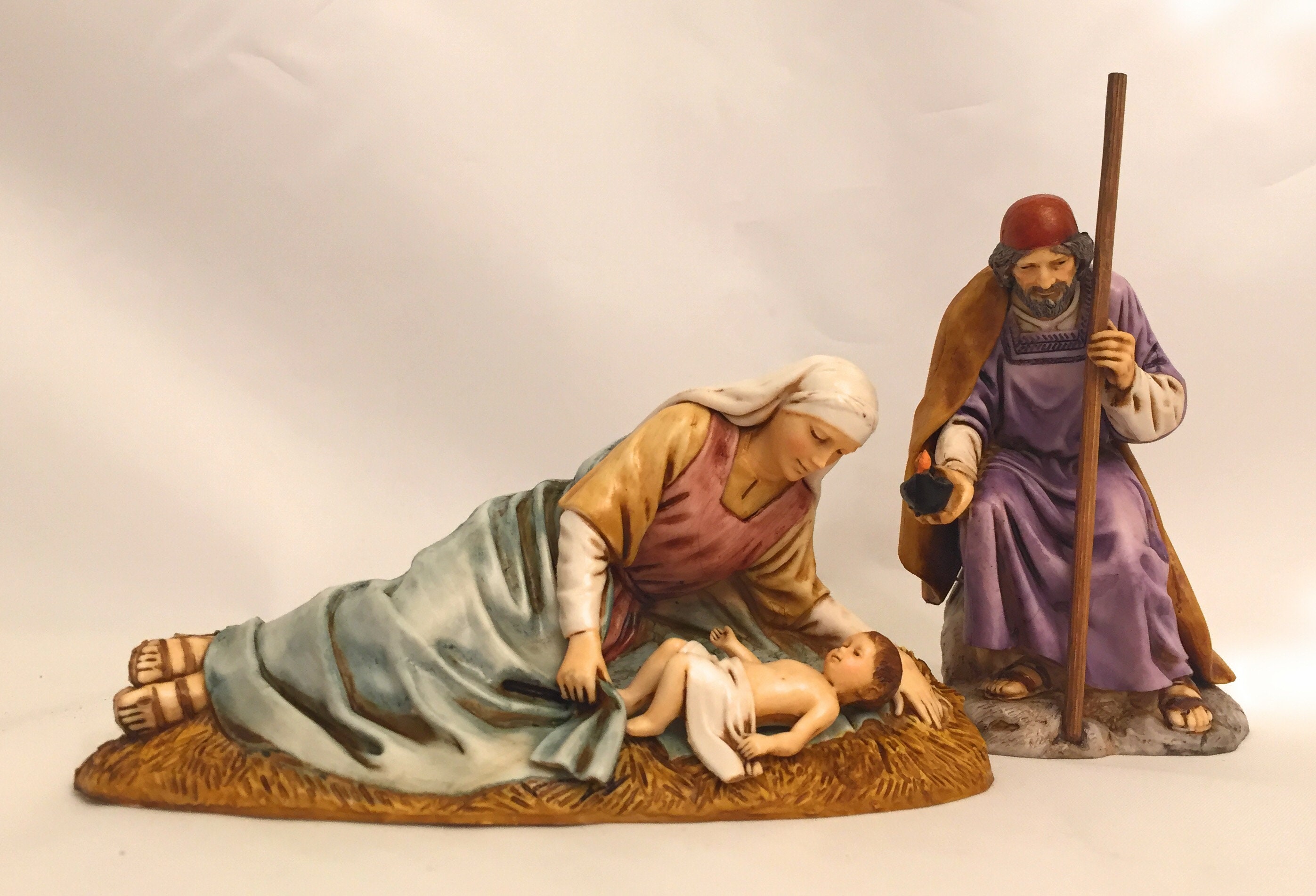 Landi Nativity Villager Scene Figurine Presepio Personaje Pesebre Nacimiento