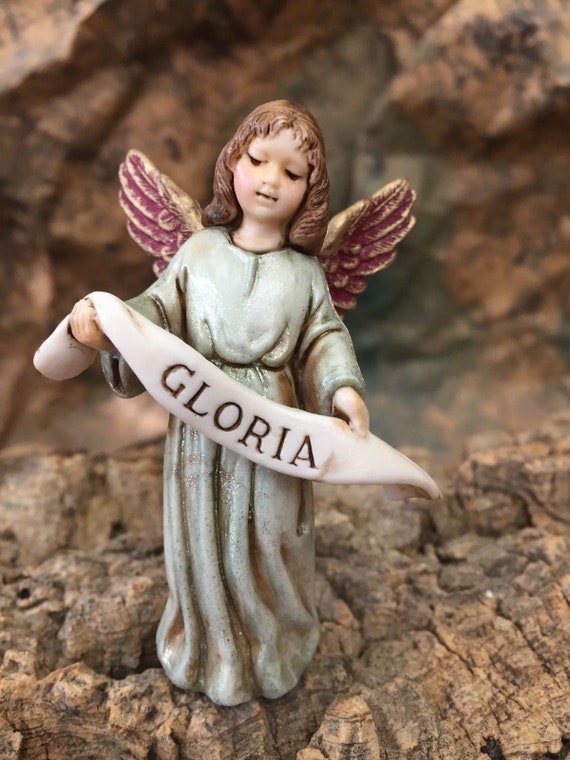 Gloria Angel Figurine Nativity Scene Presepio Pesebre Figura Angel Pesebre