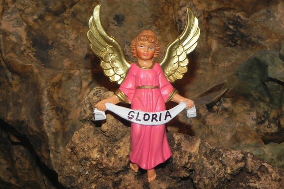 Gloria Angel Figurine Nativity Scene Presepio Pesebre Figura Angel Pesebre