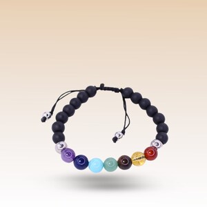 Chakra Bracelet Natural Stone Onix