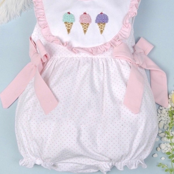 Ice Cream Girl's Romper by Ishtex main image 0