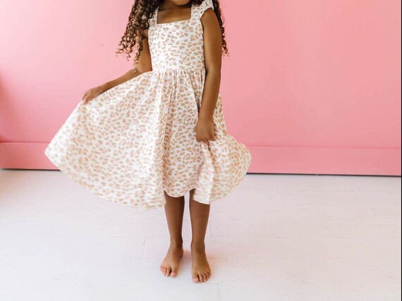Rosita Dress in Pink Leopard Etsy UK