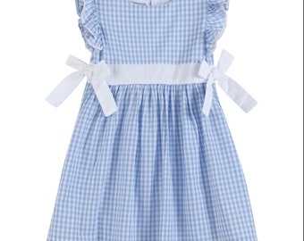 Blue Gingham Dress | Etsy