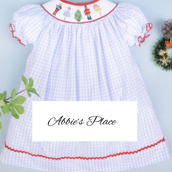 Nutcracker Smocked Dress Etsy