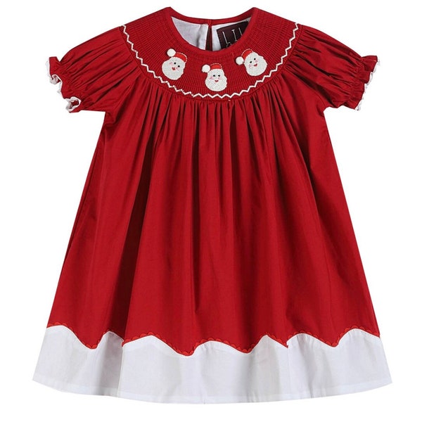 Bouquet Smocked Pink Bishop Dress main image 1