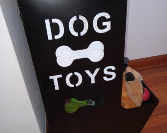 Personalized Dog toy box / dispenser / bin