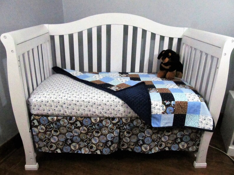 paw print crib sheets
