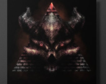 Tyranny - Dark Fantasy Pixel Art Style Print