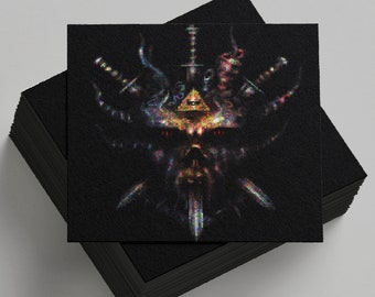 Dark Father - Dark Fantasy Pixel Art Style Print