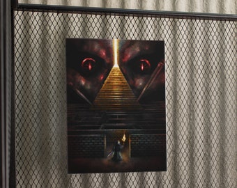 Road to Selfhood - Dark Fantasy Pixel Art Style Print