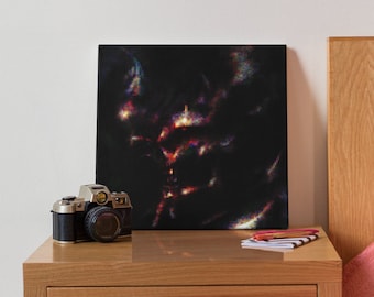 Vesuvius - Dark Fantasy Pixel Digital Art Style Print By TYPHEREUS