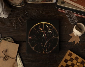 Theoclaustrus - Dark Fantasy Pixel Art Style Print