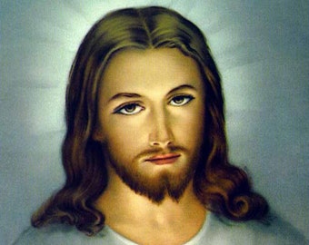 Jesus Sacred Heart Divine Mercy Christian Roman Catholic Print Poster