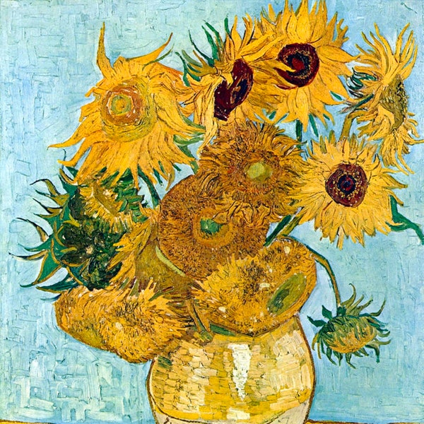 Sunflowers Vincent Van Gogh Digital Download